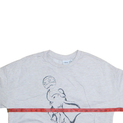 Womens UK Size S Disney Grey Pullover Sweatshirt