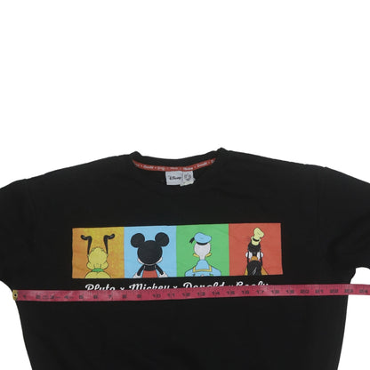 Womens UK Size S Disney Black Pullover Sweatshirt