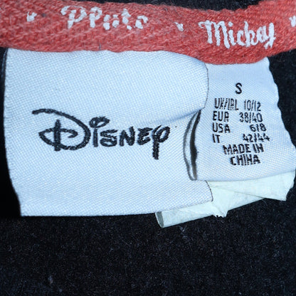 Womens UK Size S Disney Black Pullover Sweatshirt
