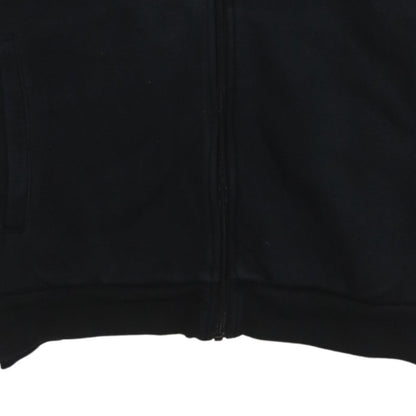 Mens UK Size L Adidas Black Full Zip Hoodie