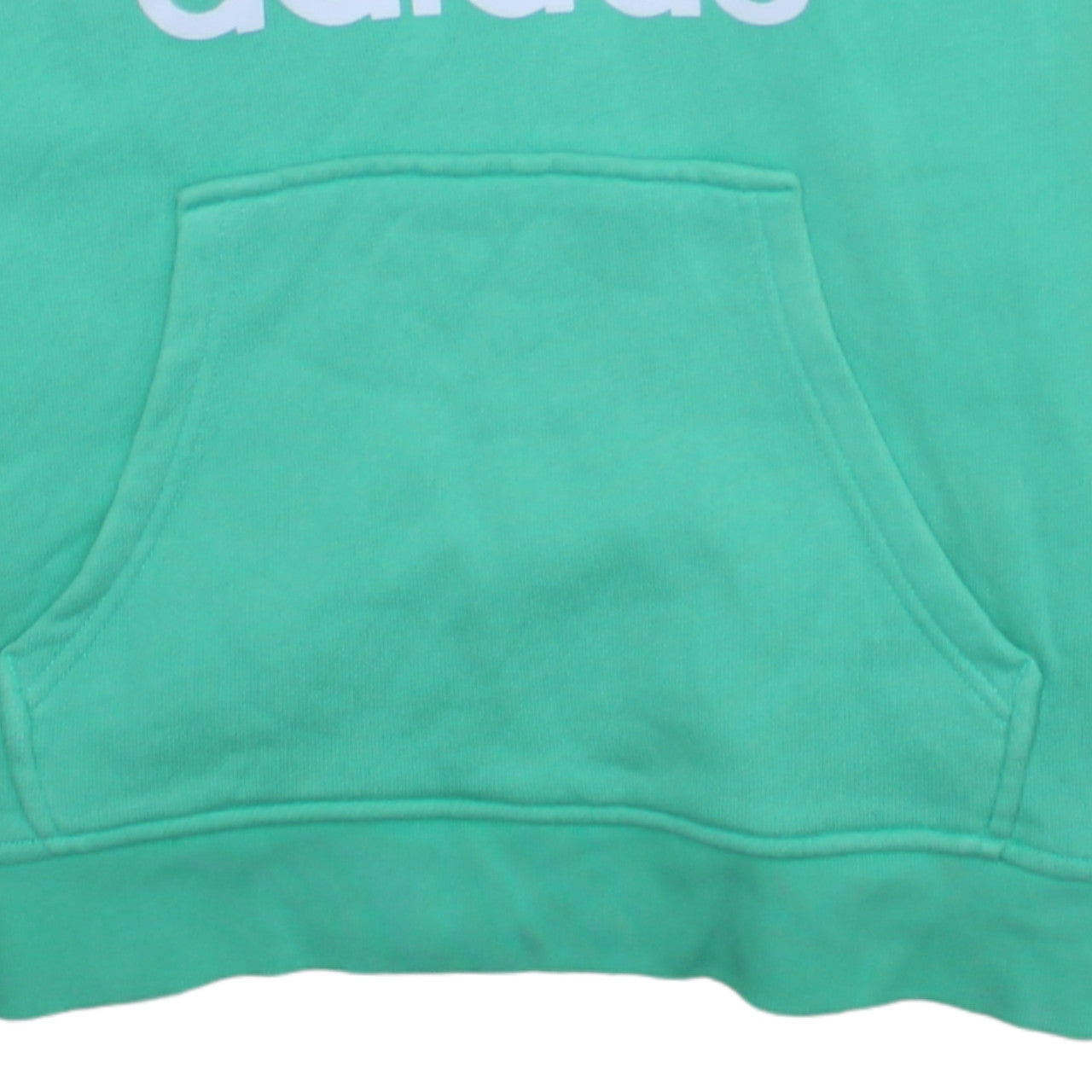 Womens UK Size XS Adidas Green Pullover Hoodie