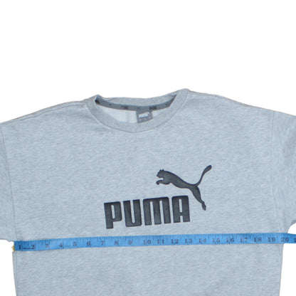 Mens UK Size S Puma Grey Pullover Sweatshirt