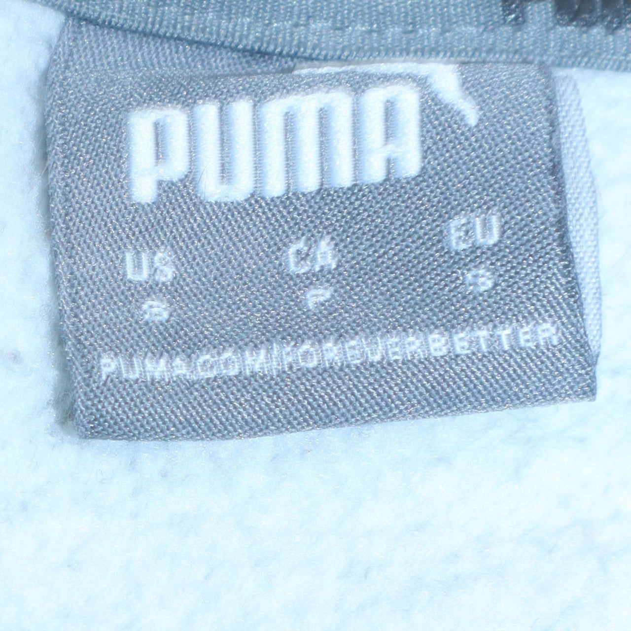 Mens UK Size S Puma Grey Pullover Sweatshirt