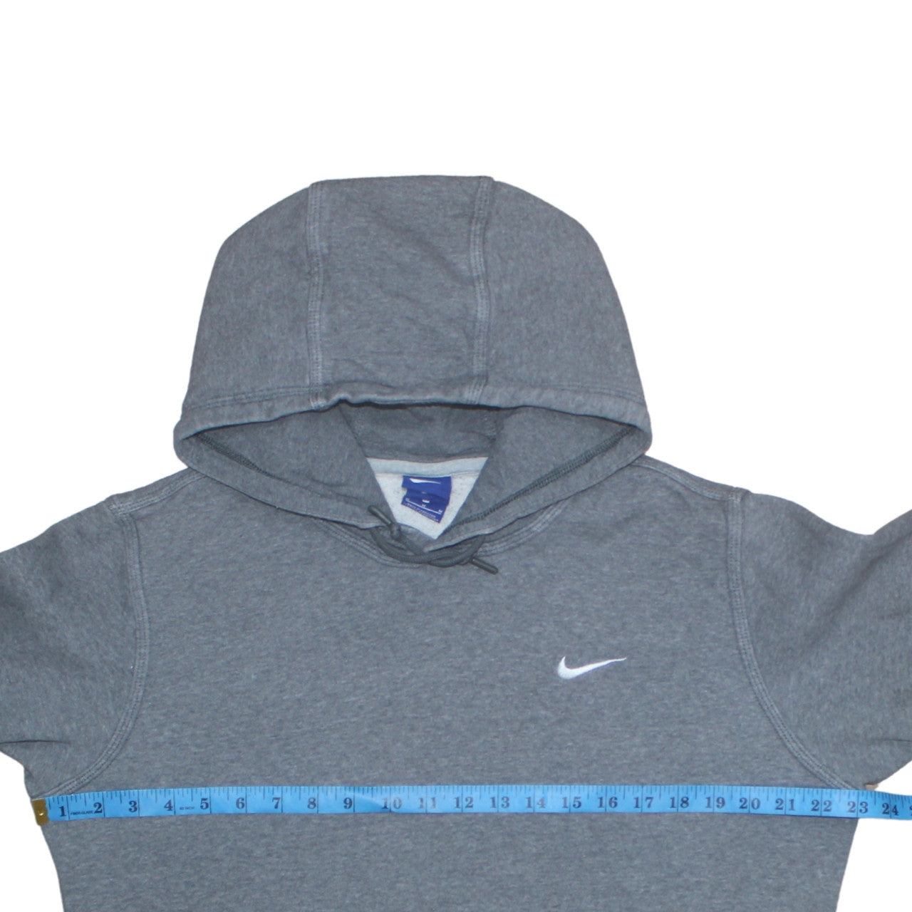 Mens UK Size M Nike Grey Pullover Hoodie