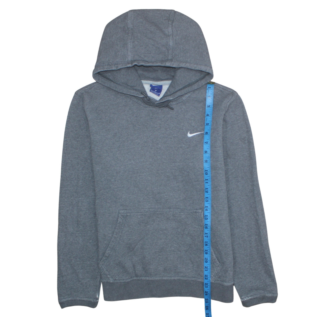 Mens UK Size M Nike Grey Pullover Hoodie