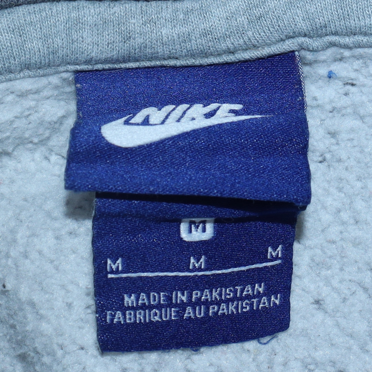 Mens UK Size M Nike Grey Pullover Hoodie
