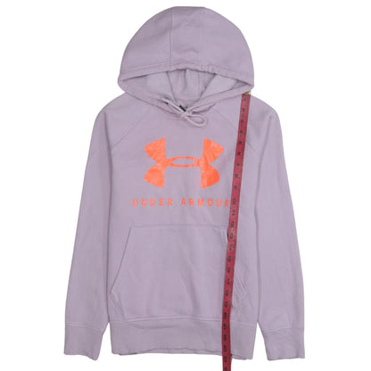 Unisex Adults UK Size XS Under Armour Purple Pullover Hoodie