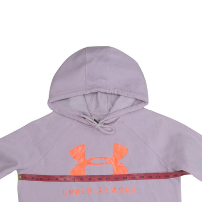 Unisex Adults UK Size XS Under Armour Purple Pullover Hoodie