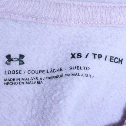 Unisex Adults UK Size XS Under Armour Purple Pullover Hoodie