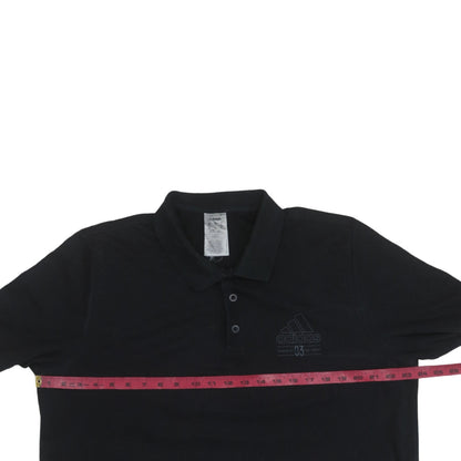 Adidas Men's Black XL Short Sleeve Polo Shirt Classic Fit