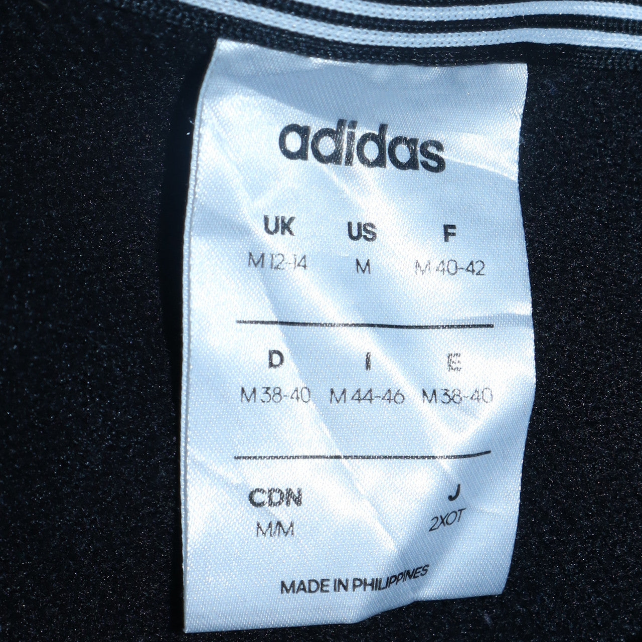 Womens UK Size 12-14 Adidas Black Pullover Sweatshirt