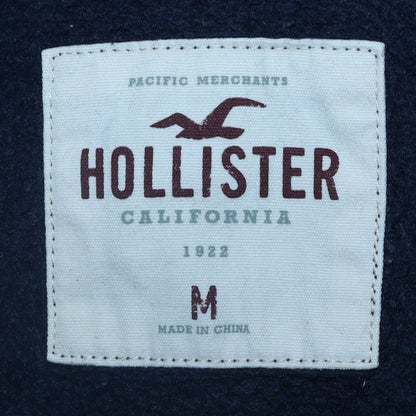 Mens UK Size M Hollister Blue Full Zip Hoodie