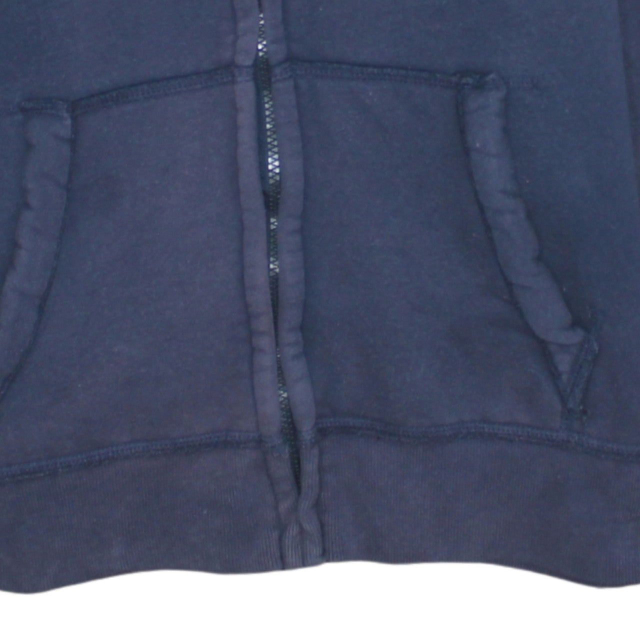 Mens UK Size M Hollister Blue Full Zip Hoodie