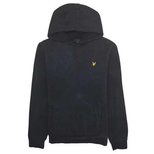 Mens UK Size L Lyle & Scott Black Pullover Hoodie