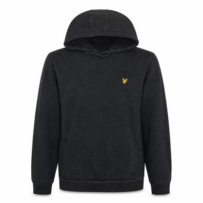 Mens UK Size L Lyle & Scott Black Pullover Hoodie