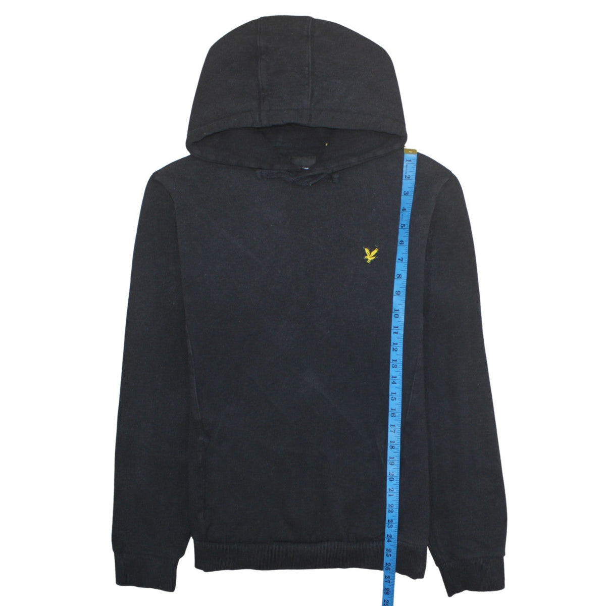 Mens UK Size L Lyle & Scott Black Pullover Hoodie