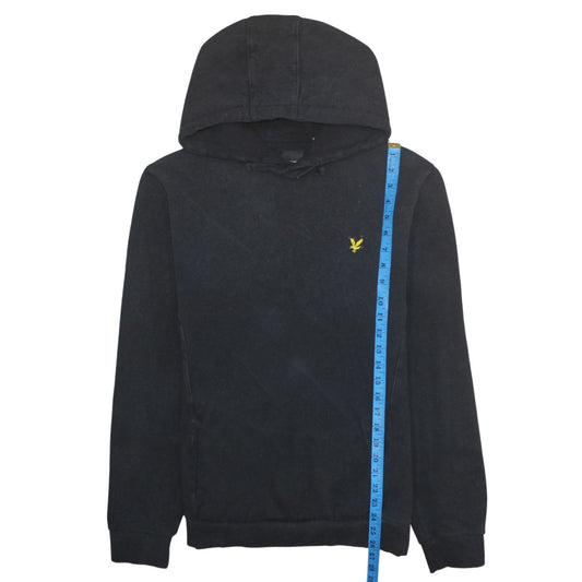 Mens UK Size L Lyle & Scott Black Pullover Hoodie