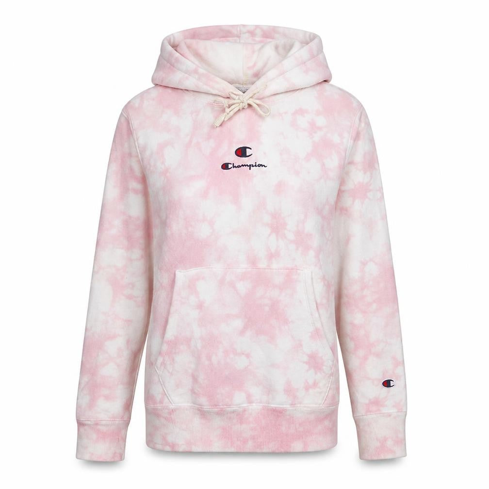 Womens UK Size XS Champion Pink Pullover Hoodie