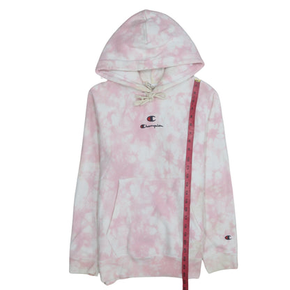 Womens UK Size XS Champion Pink Pullover Hoodie