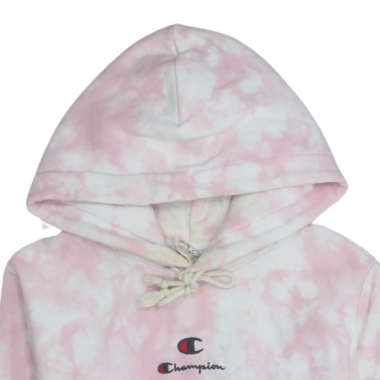 Womens UK Size XS Champion Pink Pullover Hoodie