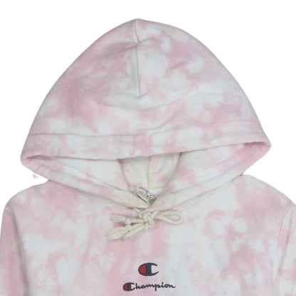 Womens UK Size XS Champion Pink Pullover Hoodie
