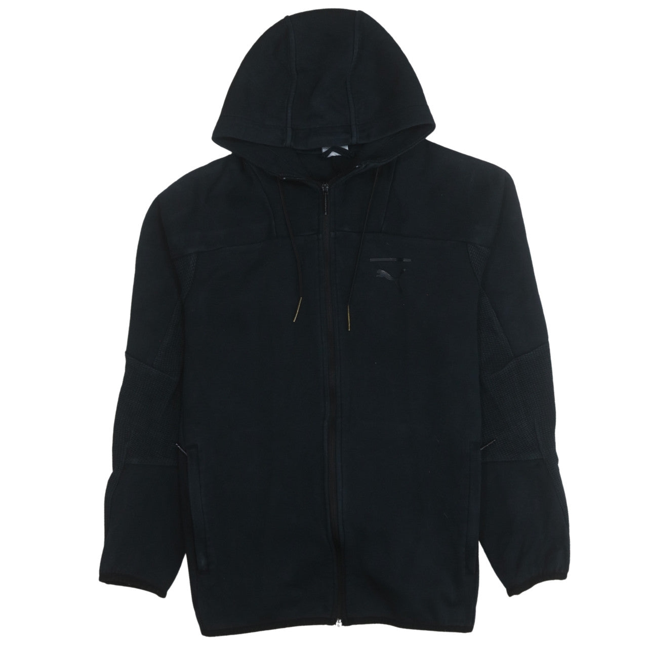 Mens UK Size S Puma Black Full Zip Hoodie