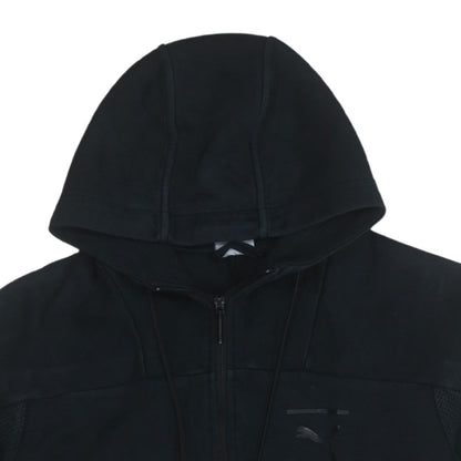 Mens UK Size S Puma Black Full Zip Hoodie