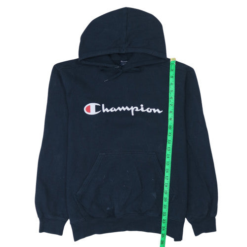 Mens UK Size L Champion Black Pullover Hoodie