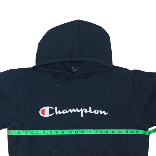 Mens UK Size L Champion Black Pullover Hoodie