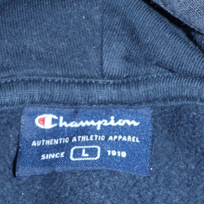 Mens UK Size L Champion Black Pullover Hoodie