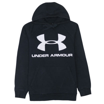 Mens UK Size M Under Armour Black Pullover Hoodie
