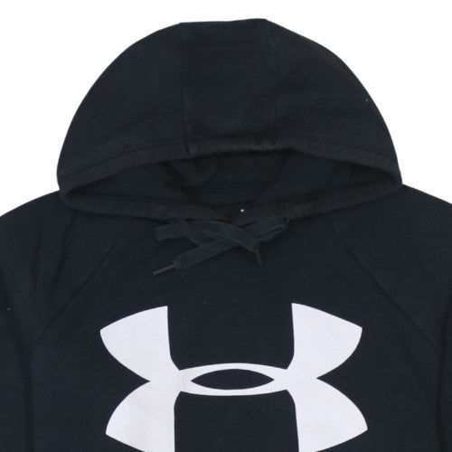 Mens UK Size M Under Armour Black Pullover Hoodie