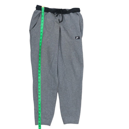 Nike Men's Grey Jogger Fleece Trousers M Regular Fit Drawstring