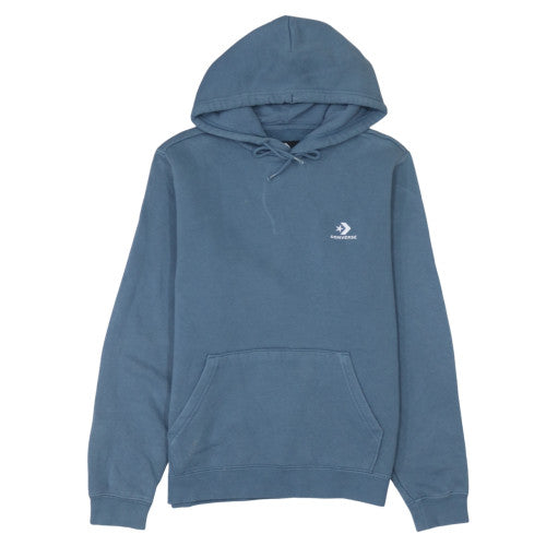 Unisex Adults UK Size XS Converse Blue Pullover Hoodie