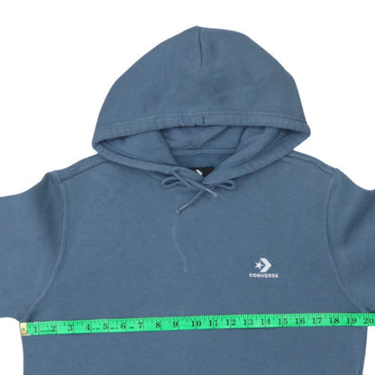 Unisex Adults UK Size XS Converse Blue Pullover Hoodie