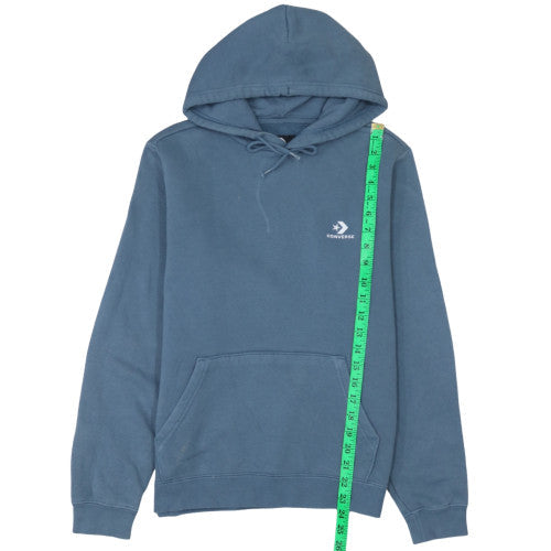 Unisex Adults UK Size XS Converse Blue Pullover Hoodie