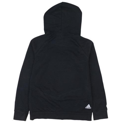 Womens UK Size XS Adidas Black Pullover Hoodie