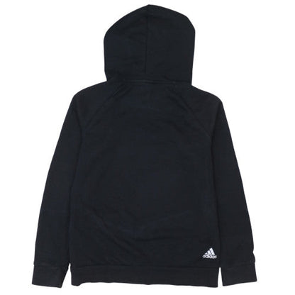Womens UK Size XS Adidas Black Pullover Hoodie