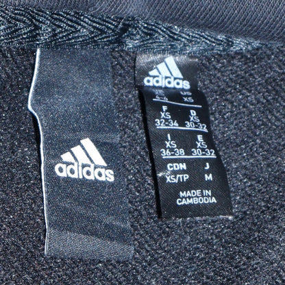 Womens UK Size XS Adidas Black Pullover Hoodie