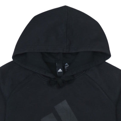 Womens UK Size XS Adidas Black Pullover Hoodie