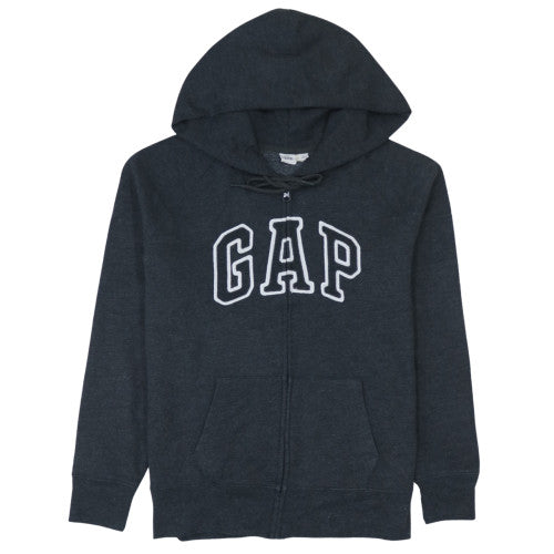 Womens UK Size L GAP Black Full Zip Hoodie