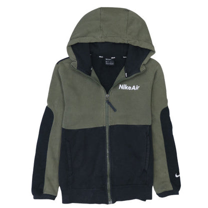 Mens UK Size XS Nike Green Full Zip Hoodie