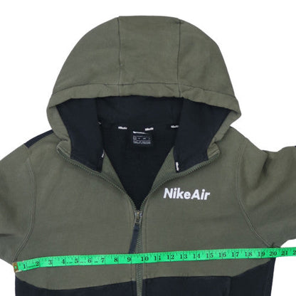 Mens UK Size XS Nike Green Full Zip Hoodie