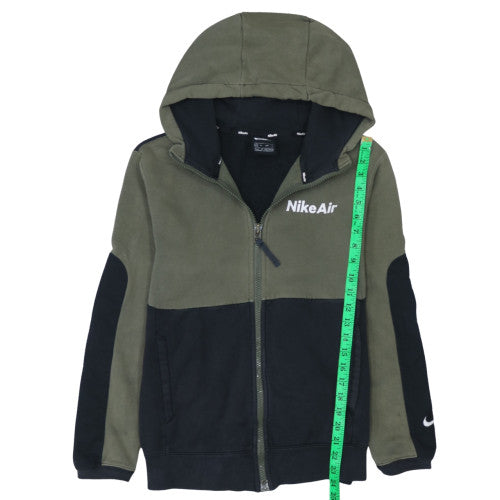 Mens UK Size XS Nike Green Full Zip Hoodie
