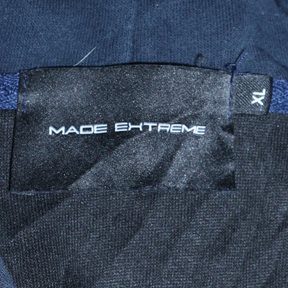 Womens UK Size XL Made Extreme Blue Full Zip Hoodie