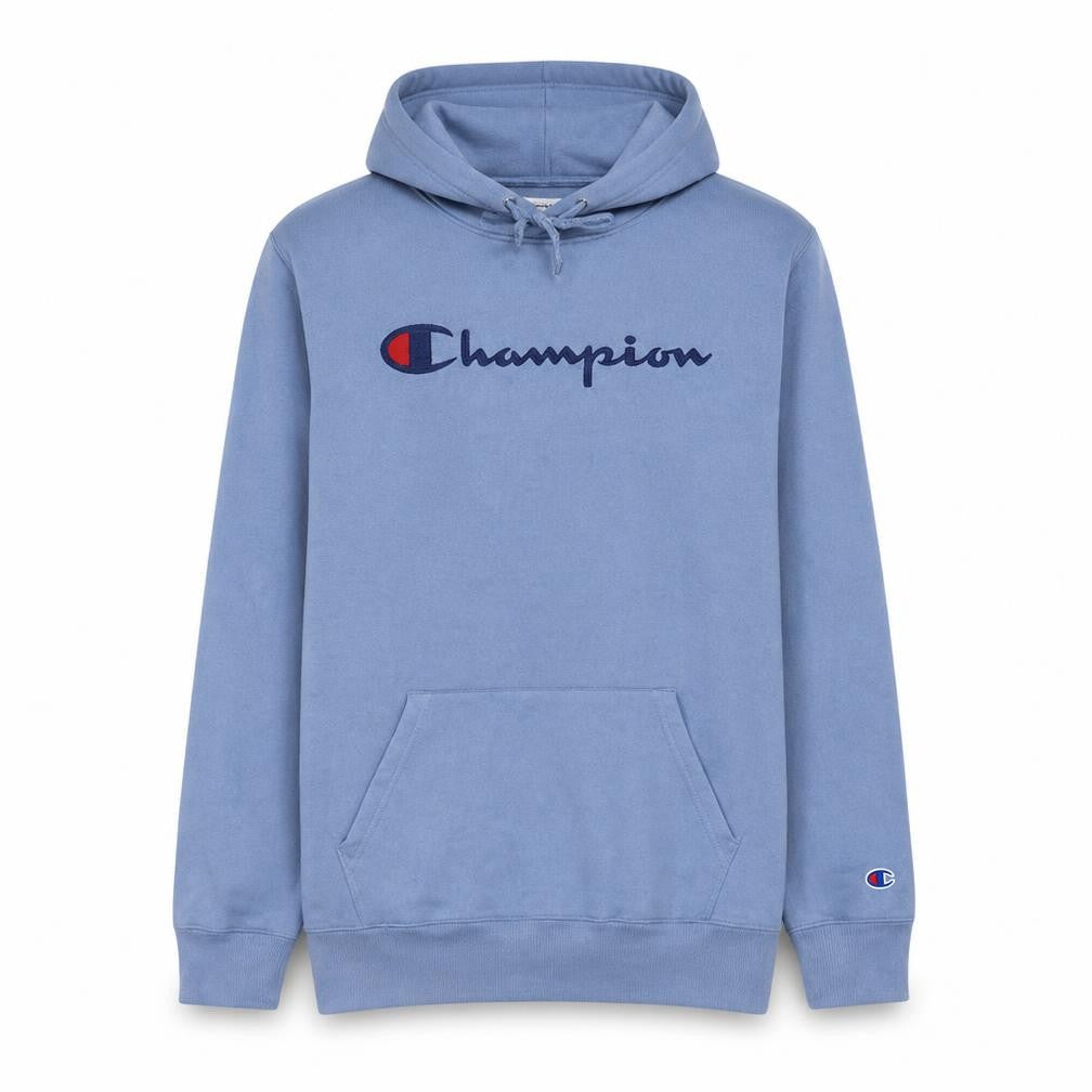 Mens UK Size M Champion Blue Pullover Hoodie