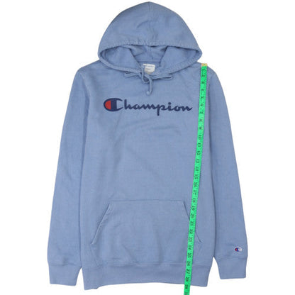 Mens UK Size M Champion Blue Pullover Hoodie