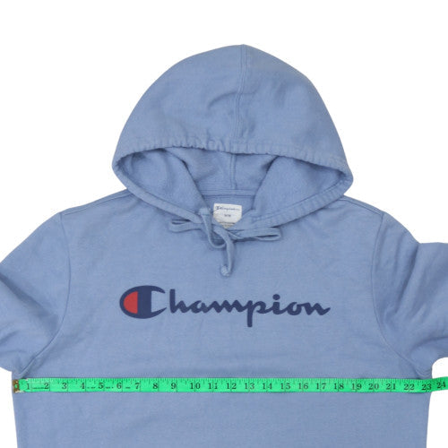 Mens UK Size M Champion Blue Pullover Hoodie