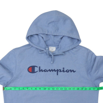 Mens UK Size M Champion Blue Pullover Hoodie