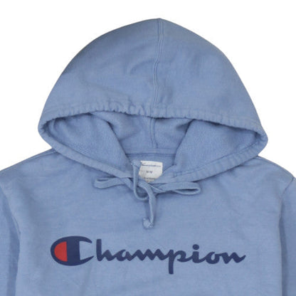 Mens UK Size M Champion Blue Pullover Hoodie